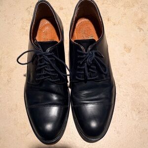Stafford leather Cap toe oxfords